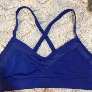 Alo Yoga Royal Blue Sports Bra
